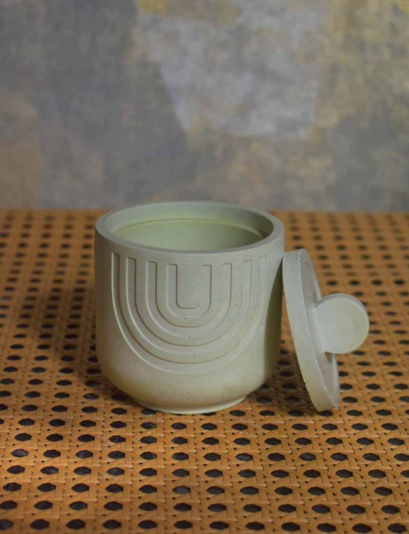 Striped Storage Jar-2
