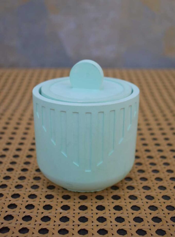 Striped Storage Jar-3