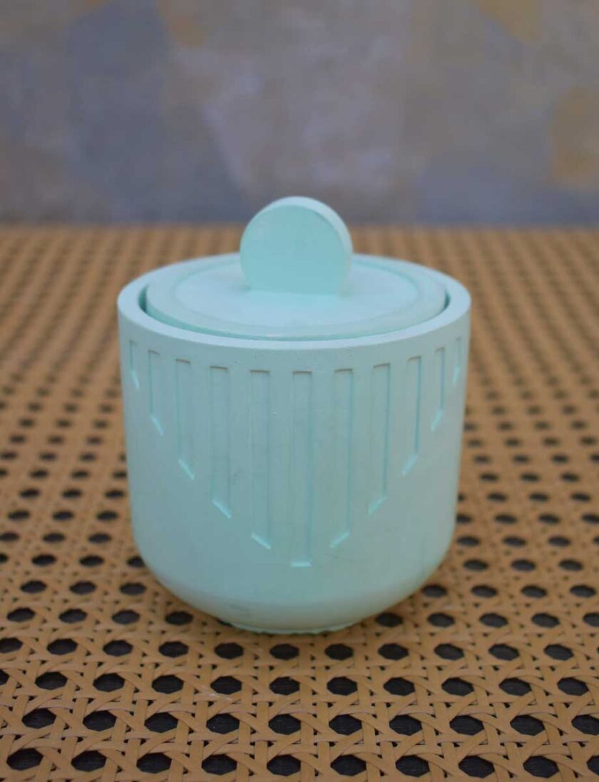 Striped Storage Jar-3