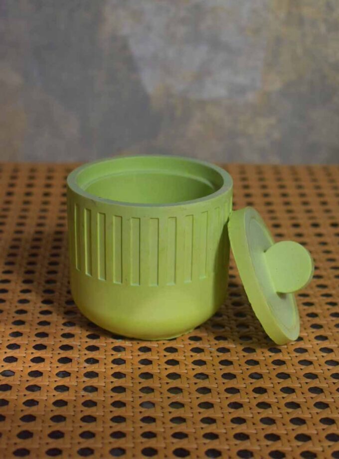 Striped Storage Jar-1