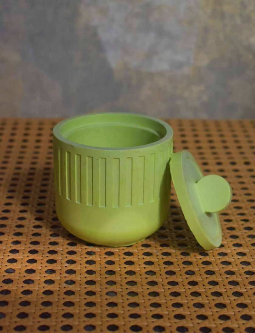 Striped Storage Jar-1