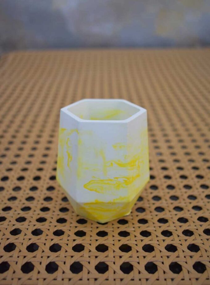 Small Diamond Cut Flower Vase