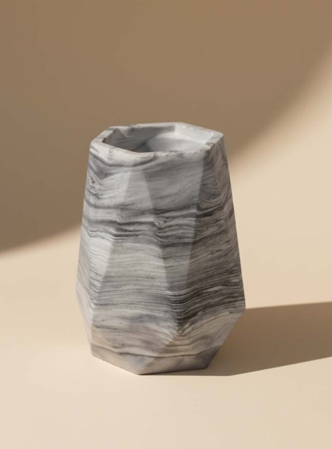 Big Diamond Cut Flower Vase