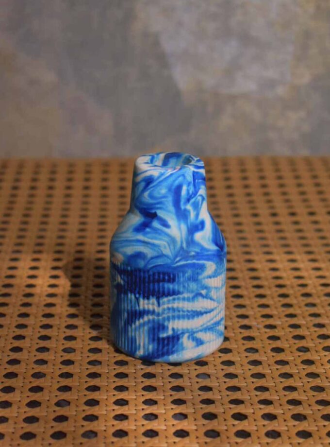 Half Stripe Flower Vase