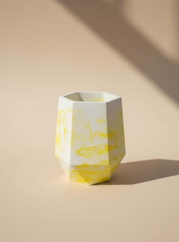 Small Diamond Cut Flower Vase