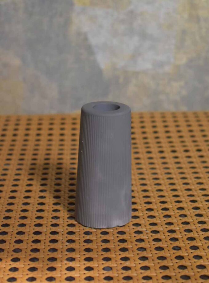 Stripped Flower Tower Vase