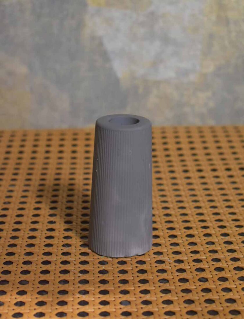 Stripped Flower Tower Vase