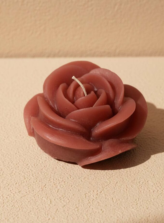 Small Rose Candle