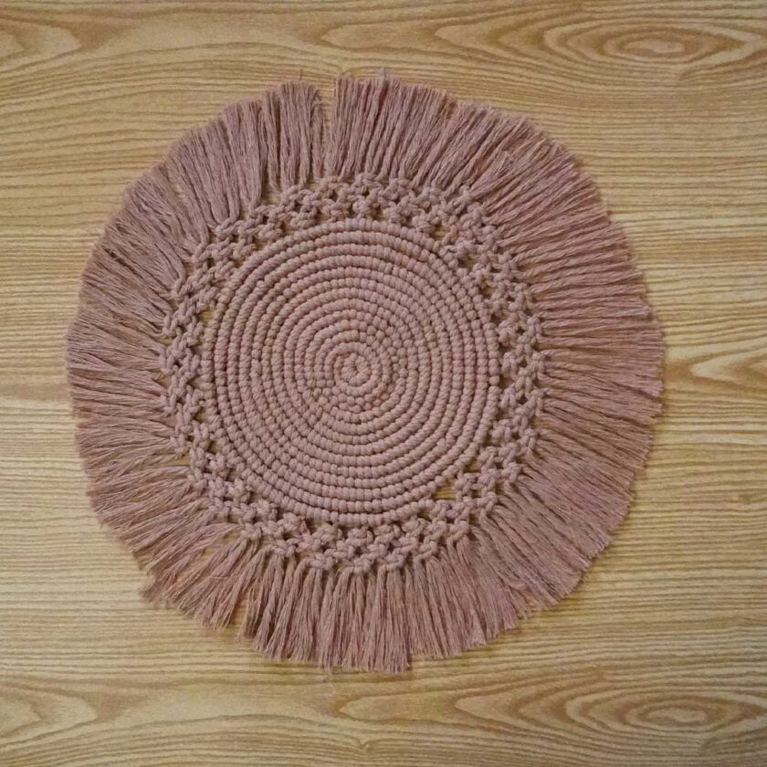 Boho Macrame Coaster