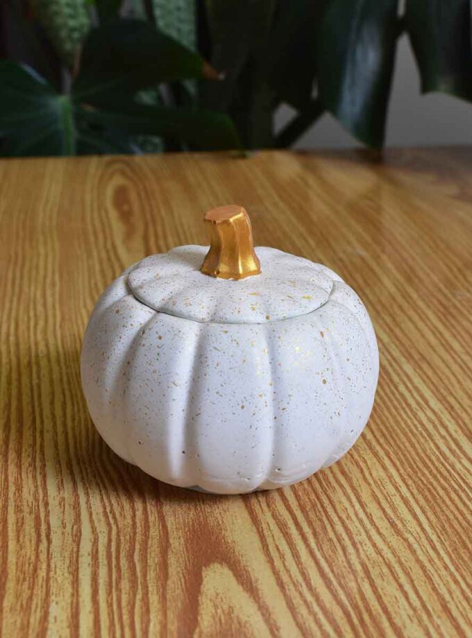 Pumpkin Jar with Lid