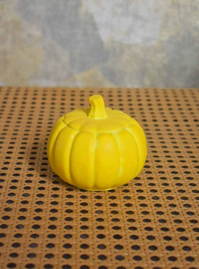 Pumpkin Jar with Lid