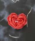 Heart Rose Flower Candle - Image 3
