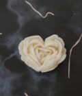 Heart Rose Flower Candle - Image 2