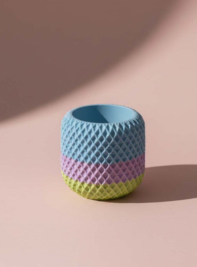 Small Geometric Pot