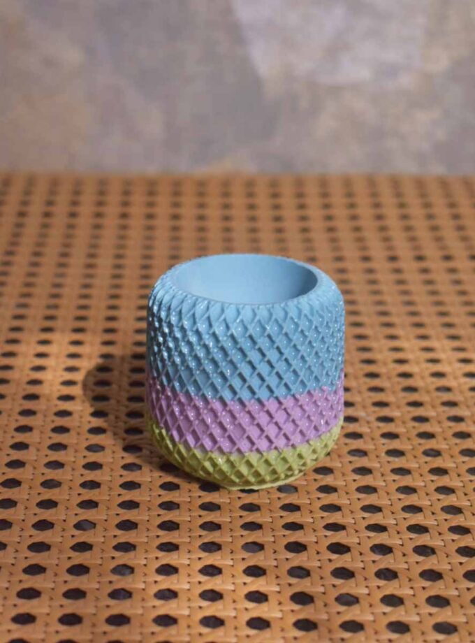 Small Geometric Pot