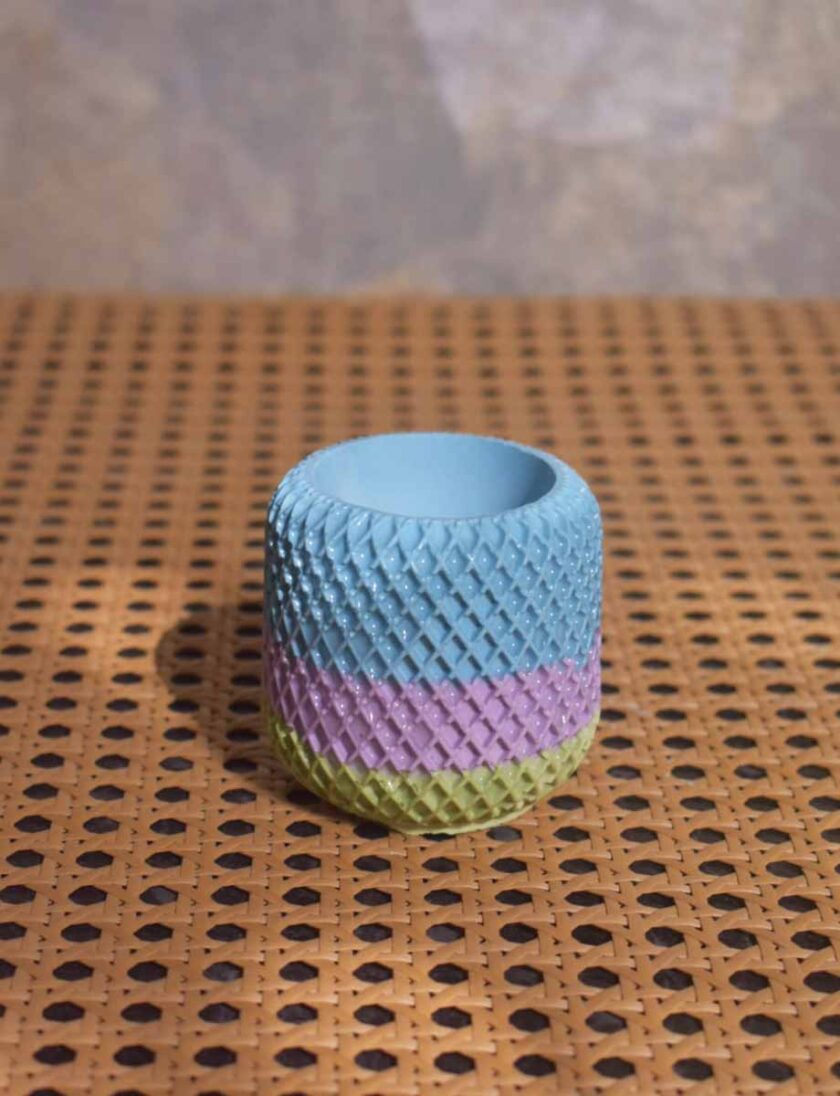 Small Geometric Pot