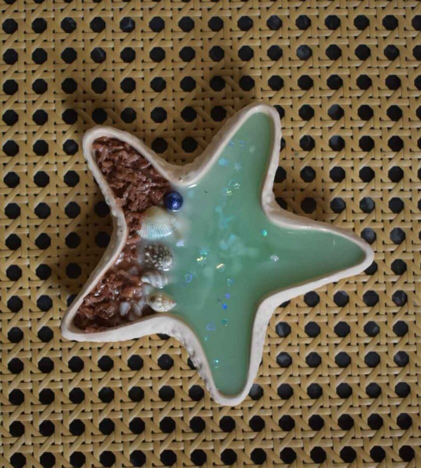 Beach Candle - Shell & Sand - Image 2