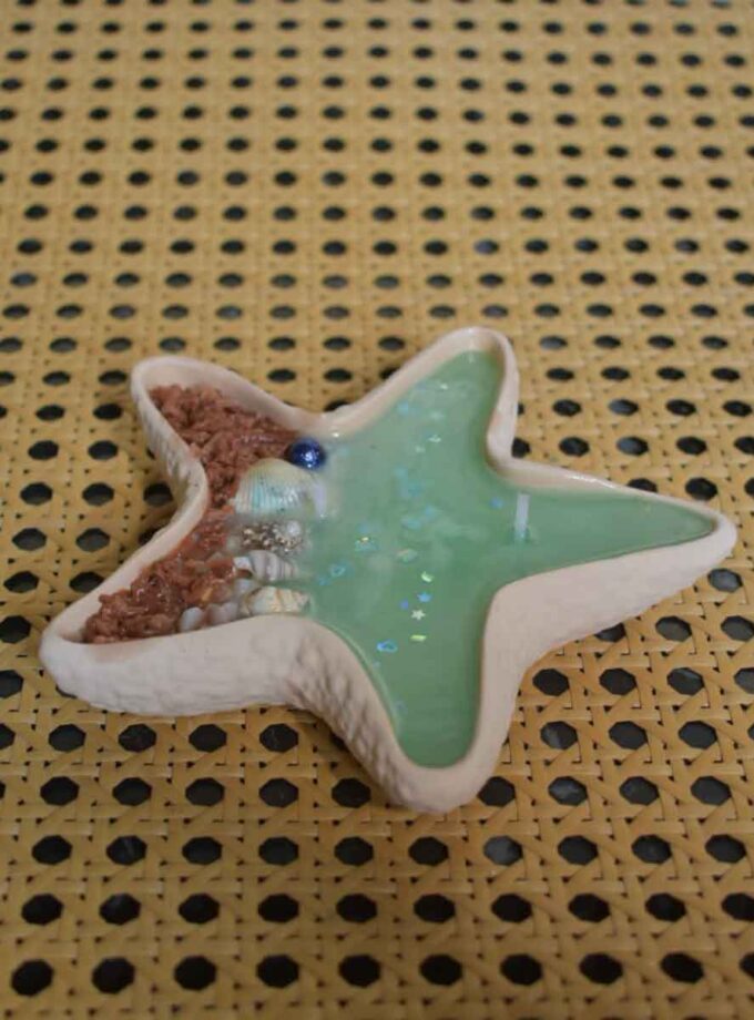 Beach Candle - Shell & Sand
