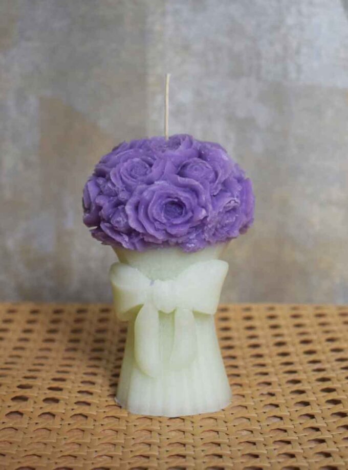 Flower Bouquet with Bow Knot