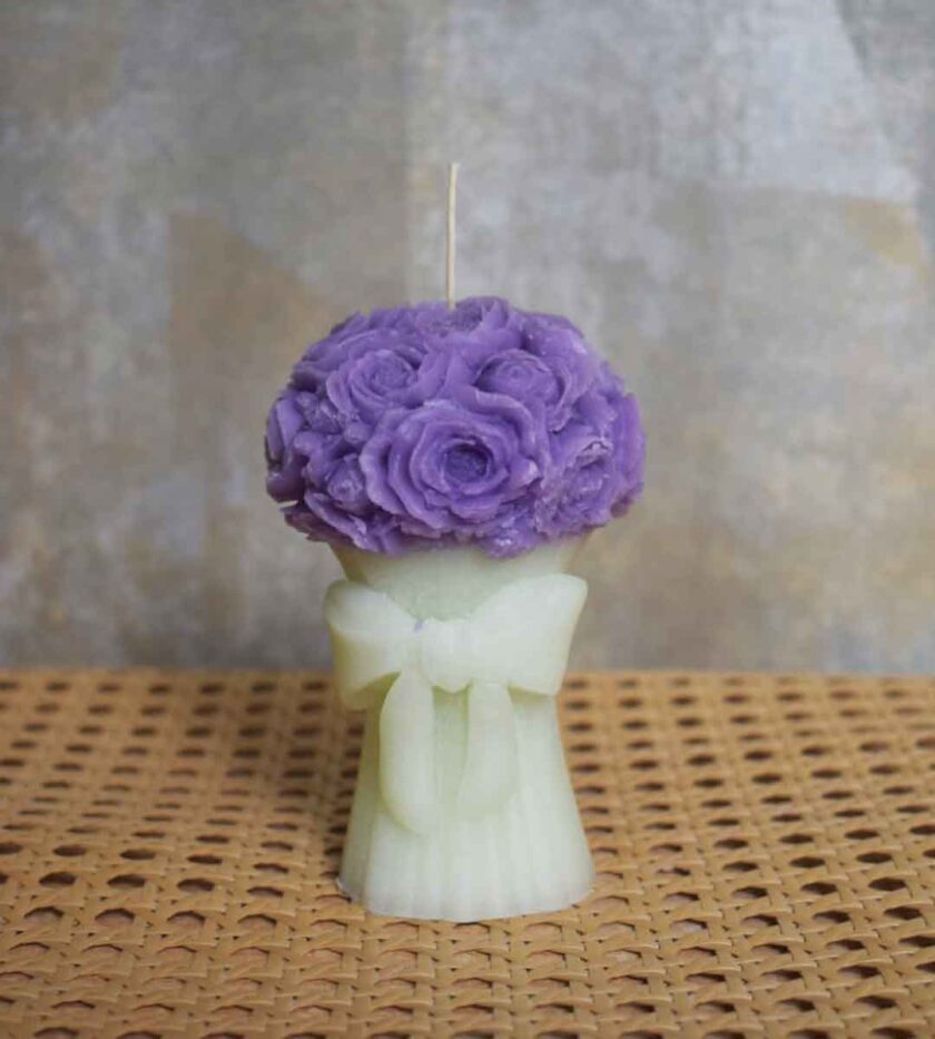 Flower Bouquet with Bow Knot