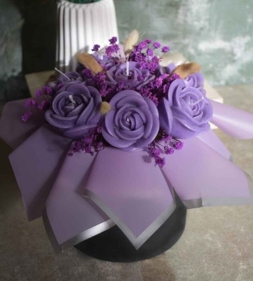 Rose Luxury Bouquet Candle