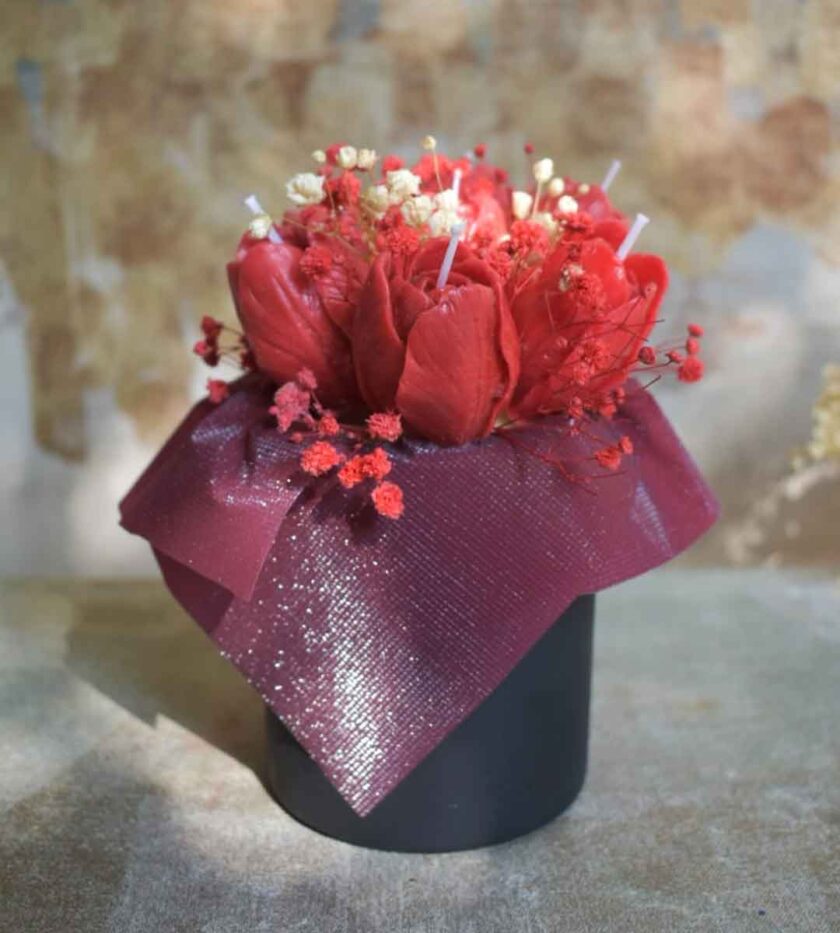 Tulip Bouquet Candle