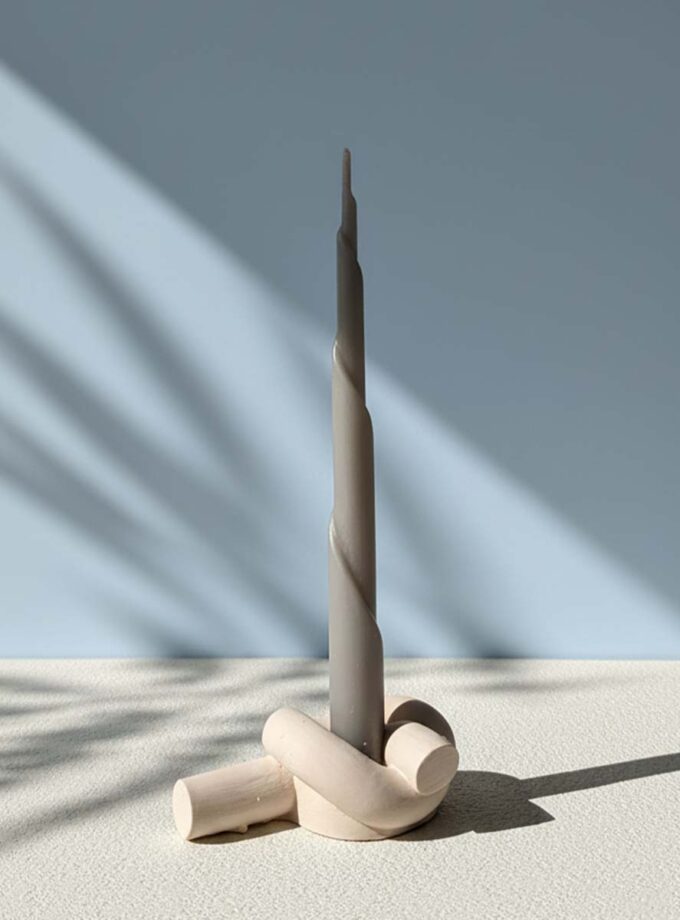 Twisted Taper Candle