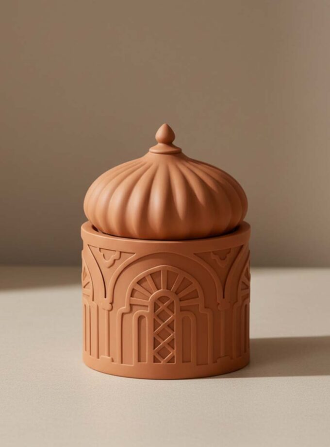 Islamic Decorative Jar with Lid